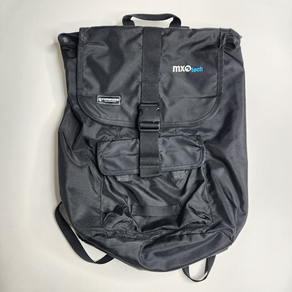 Timbuk2 Moby Laptop Backpack Nylon Black Embroidery